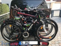 Fahrradträger AHK SUV mit Reserverad für 4 Räder